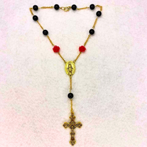 Black and Roses Rosary